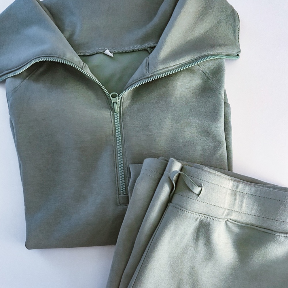 Women's Sage Green Atheleisure Set